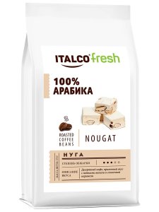 Кофе Italco Десертный кофе в зернах Fresh Nougat 375 г (4650097782912)