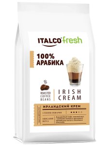 Кофе Italco Кофе в зернах Fresh Irish cream 375 г (4650097782905)