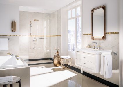 Смеситель на борт ванны Hansgrohe Metropol Classic 31449090 Хром Золото