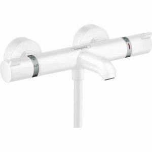 Смеситель для ванны Hansgrohe Ecostat Comfort 13114700 с термостатом Белый