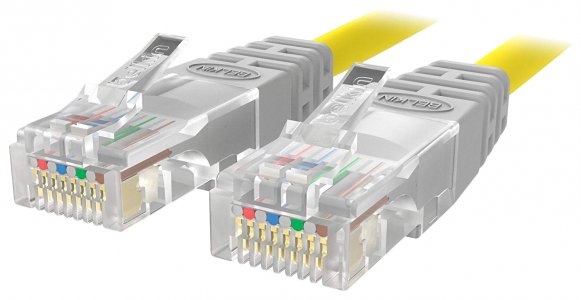 Кабель для компьютера Belkin RJ-45 (LAN) папа/папа 3м (A3X126bt03MYLWM)