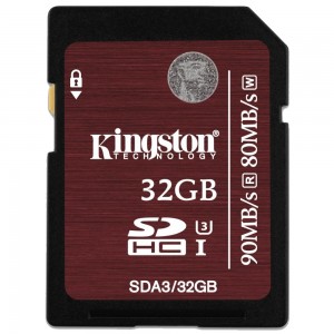 Карта памяти SDHC Kingston SDA3/32GB