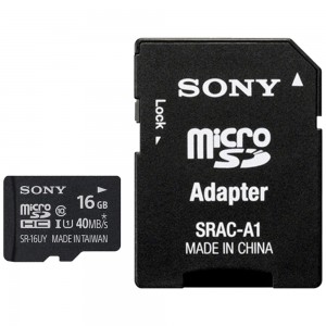 Карта памяти micro SDHC Sony SR16NYA 16GB