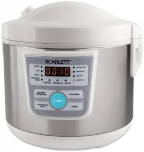 Мультиварка Scarlett SC-MC410S20 500 Вт 3 л серебристый