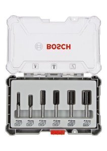 Набор фрез Bosch 2607017465, по дереву, 6 мм, 6 шт