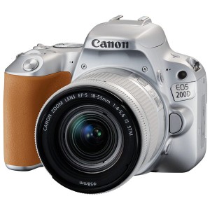 Зеркальный цифровой фотоаппарат Canon EOS 200D EF-S 18-55 IS STM Kit Silver