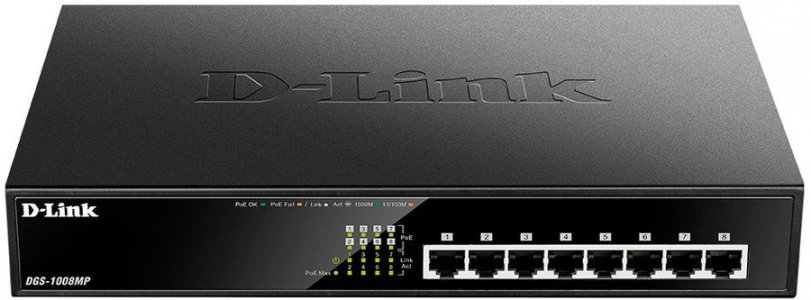 Коммутатор D-link DGS-1008MP/B1A