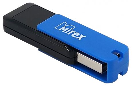 USB-флешка Mirex City 4GB Black/Blue (13600-FMUCIB04)