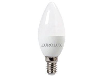 Светодиодная лампа Eurolux LL-E-C37-5W-230-2.7K-E14