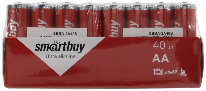 Батарейка Smartbuy LR6/40 Bulk (SBBA-2A40S)