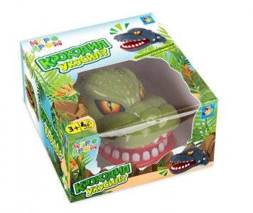 Настольная игра 1Toy Игродром: Крокодил укусил? (Т16686)