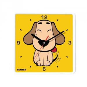 Часы настенные Centek Dog, квадратные, 25 см (CT-7103)