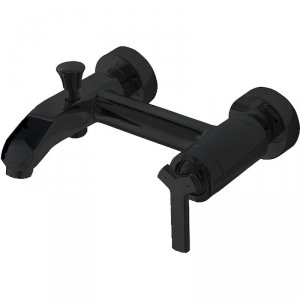 Смеситель для ванны Bravat Waterfall Black F673107BM-01 Черный матовый