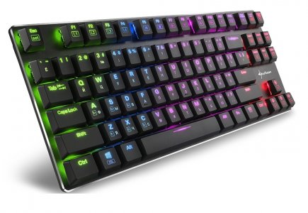 Клавиатура Sharkoon PUREWRITER TKL RGB RED (черный)