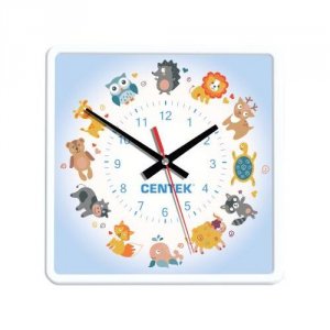 Часы настенные Centek Kids, квадратные, 25 см (CT-7103)