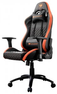Кресло компьютерное игровое Cougar Rampart (черный, оранжевый) (CU-RAMO)