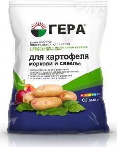 Удобрение ГЕРА для картофеля, моркови и свеклы, 2,3 кг (2030)