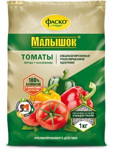 Удобрение Фаско 5М, Малышок, минеральное, для томатов, 1 кг (Of000101884)