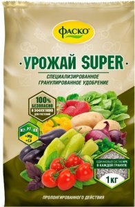 Удобрение Фаско 5М, Урожай Super, минеральное, для овощей, 1 кг (Of000101883)