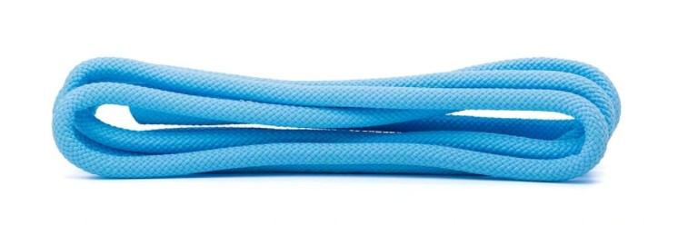 Скакалка для художественной гимнастики Amely RGJ-402, голубая, 3 м (УТ-00018207)