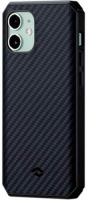 Чехол Pitaka для iPhone 12 Mini, черный/серый (KI1201MMP)