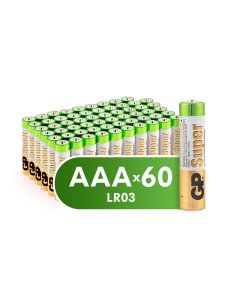 Батарейка GP AAА (LR03), 60 шт (GP24A-2CRVS60)