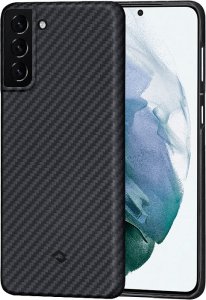 Чехол Pitaka для Samsung S21, черный/серый (KS2101)
