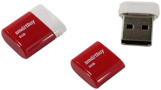 USB-флешка Smartbuy Lara 8GB Red (SB8GBLara-R)