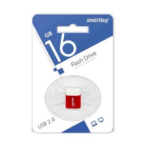 USB-флешка Smartbuy Lara 16GB Red (SB16GBLara-R)