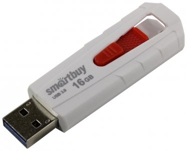 USB-флешка Smartbuy Iron 16GB White/Red (SB16GBIR-W3)