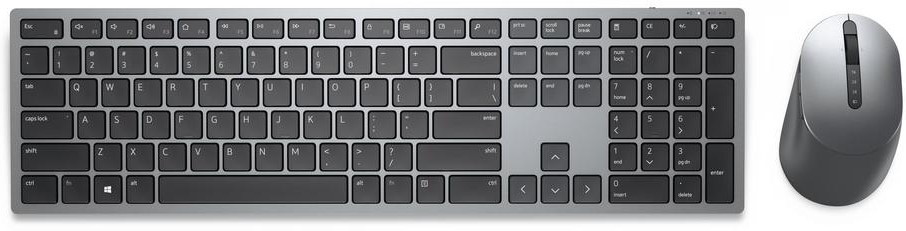 Клавиатура + мышь Dell KM7321W (серый) (580-AJQP)