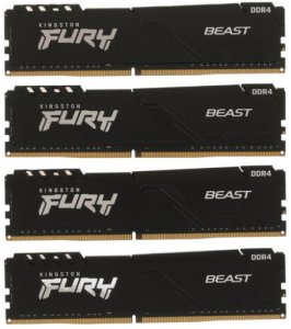 Оперативная память Kingston Beast Black 16Gb 3200Mhz Kit of 4