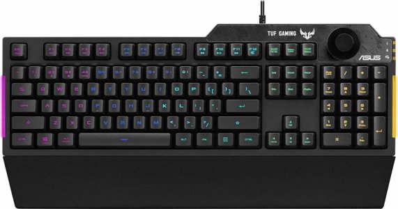 Клавиатура ASUS TUF Gaming K1 (черный) (90MP01X0-BKRA00)