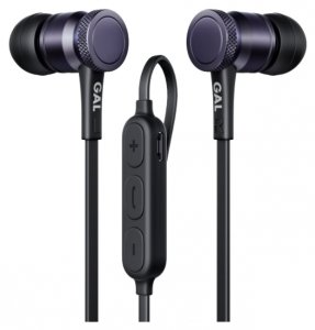 Наушники внутриканальные Bluetooth GAL BH-2004 черный