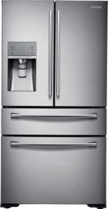 Холодильник с морозильной камерой Samsung RF-24 HSESBSR