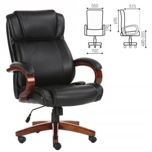 Кресло руководителя Brabix Premium Magnum EX-701 Black (531827)