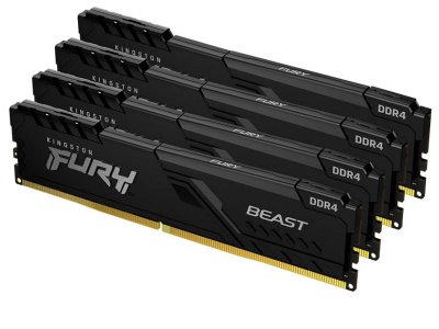 Оперативная память Kingston FURY Beast 64Gb 3600Mhz Kit of 4