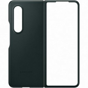 Клип-кейс Samsung Leather для Galaxy Z Fold 3 (зеленый) (EF-VF926LGEGRU)