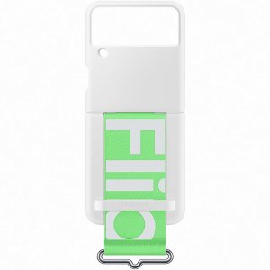 Клип-кейс Samsung Silicone Strap для Galaxy Z Flip 3 (белый) (EF-GF711TWEGRU)