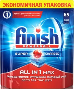 Моющее средство для посудомоечной машины Finish all in 1. Блеск и Защита 65 таблеток (3018751)