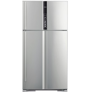 Холодильник с верхней морозильной камерой Широкий Hitachi R-V 722 PU1 SLS