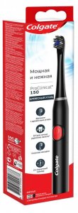 Электрическая зубная щетка Colgate Pro Clinical 150 древесный уголь (CN07897A)