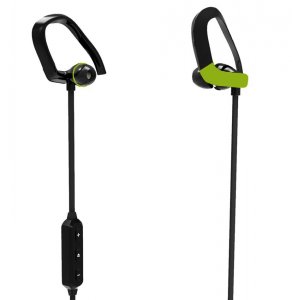 Спортивные наушники Bluetooth Telefunken TF-HS1004B Black/Green
