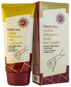 Солнцезащитный улиточный крем FARMSTAY Visible Difference Snail Sun Cream (954070)
