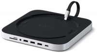 Подставка-Хаб Satechi Mac Mini Stand & Hub (серебристый) (ST-ABHFS)