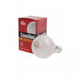 Лампа накаливания Camelion 40/D/FR/E14