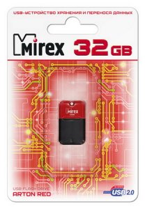USB-флешка Mirex Arton 32GB Red (13600-FMUART32)
