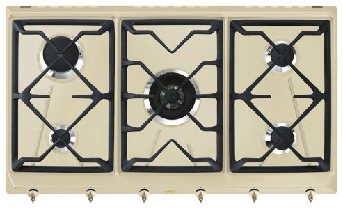 Газовая варочная панель Smeg SRV 896 POGH