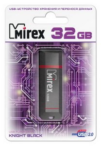 USB-флешка Mirex Knight 32GB Black (13600-FMUKNT32)