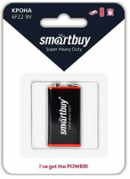 Батарейка Smartbuy 6F22/1B (SBBZ-9V01B)